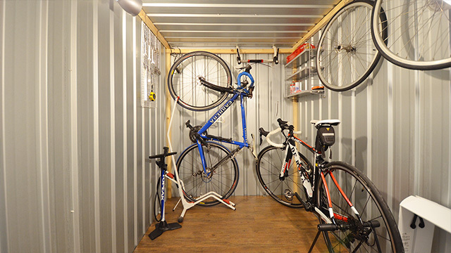 自転車収納事例