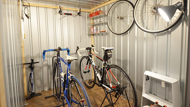 自転車収納事例