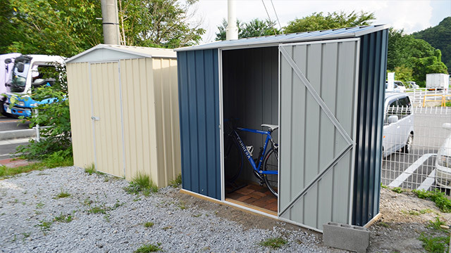 自転車収納事例