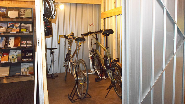 自転車収納事例