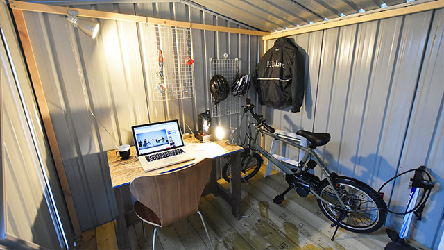 自転車収納事例